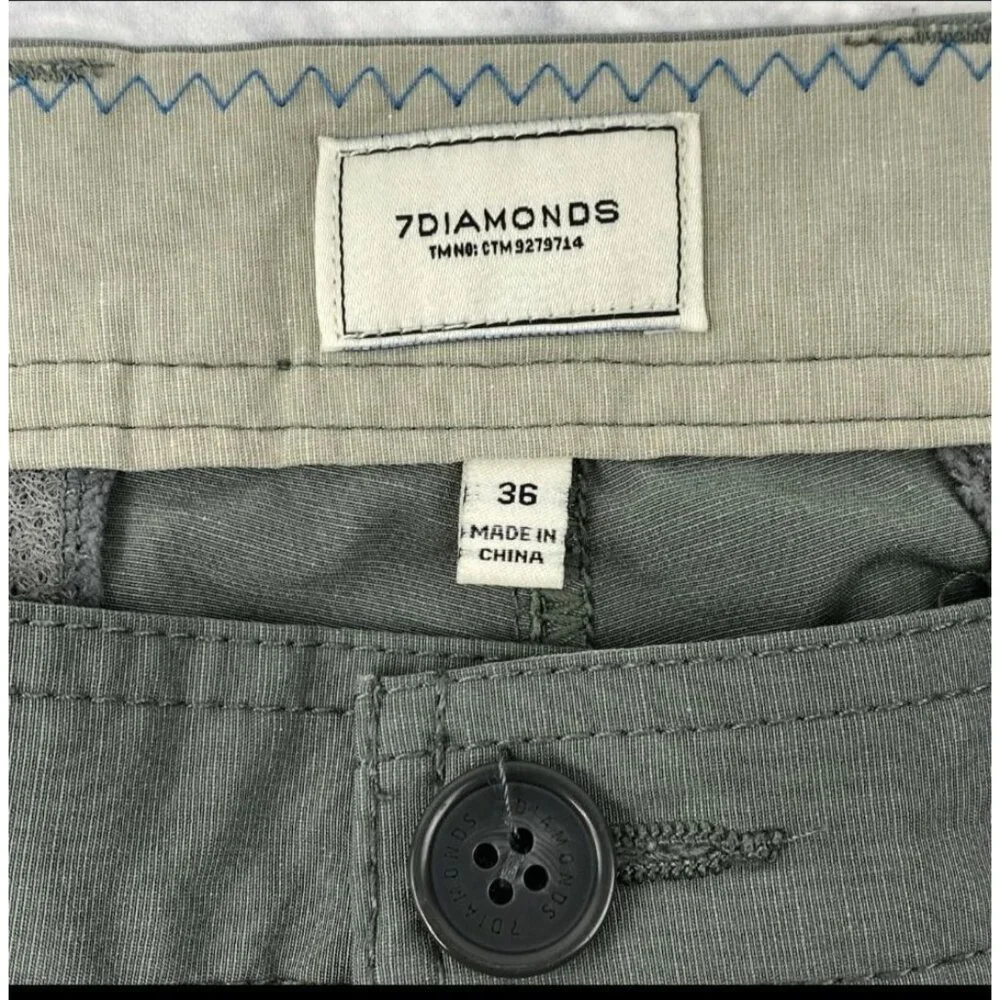 7Diamonds Mens Momentum Hybrid Preppy Casual Shorts Size 36‎ Dadcore Normcore